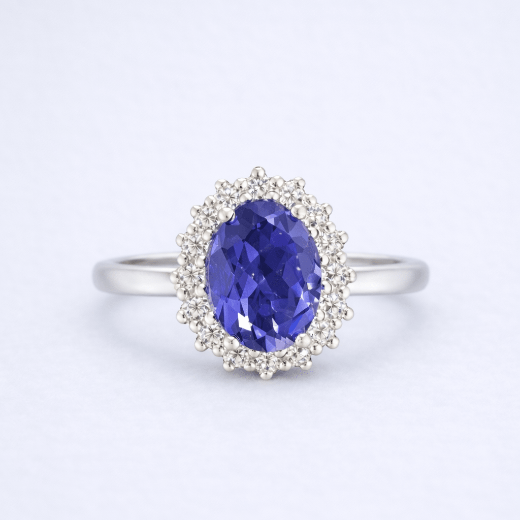 Anillo Iolita natural - Mateu Joyeros