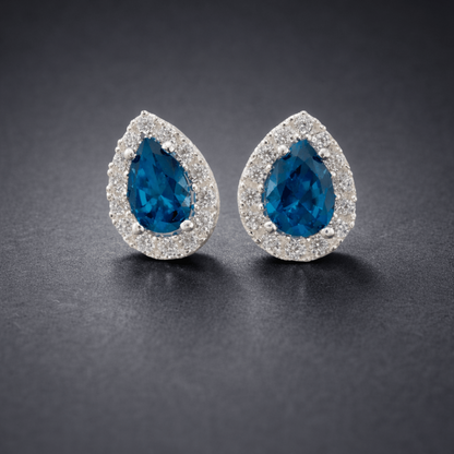 Pendientes ocean Blue - Mateu Joyeros