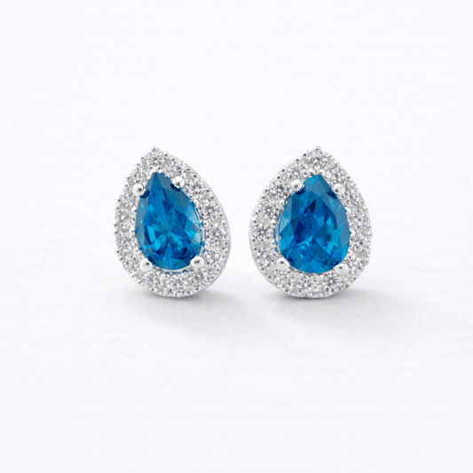 Pendientes ocean Blue - Mateu Joyeros