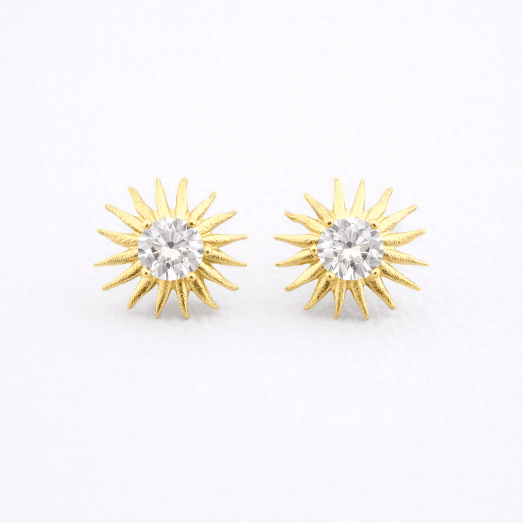 Pendientes soles - Mateu Joyeros
