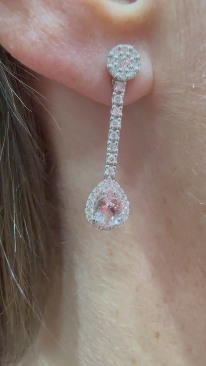 Pendientes morganita