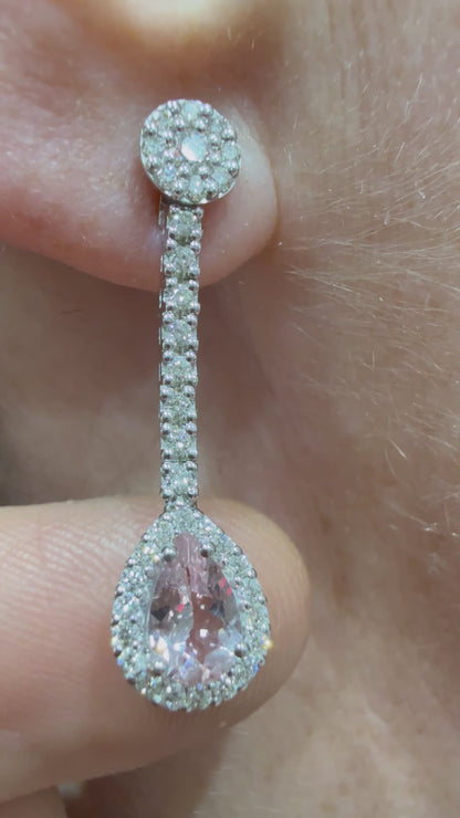 Pendientes morganita