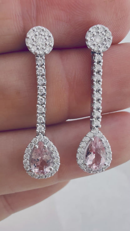 Pendientes morganita