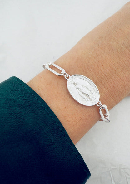 Pulsera virgen milagrosa - Mateu Joyeros