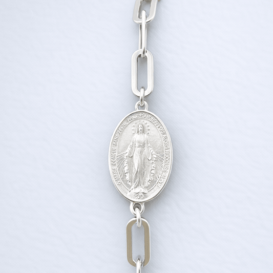 Pulsera virgen milagrosa - Mateu Joyeros